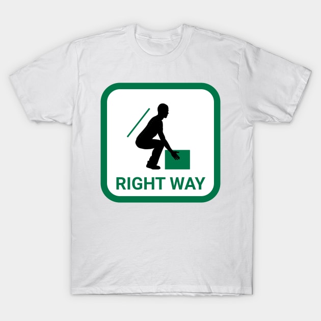 Safe manual handling. T-Shirt by Ekenepeken